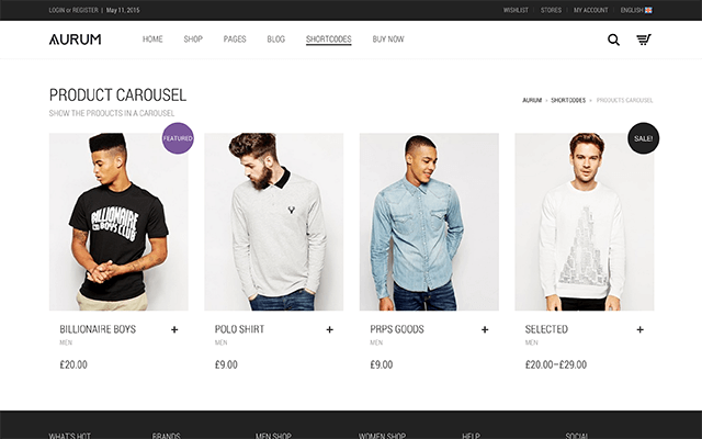 Products Carousel