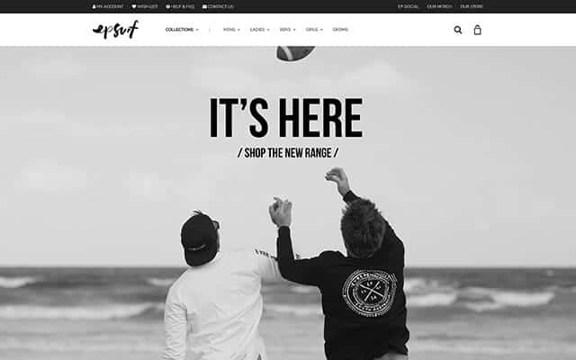 EP SURF Online: Streetwear, Festival, Urban and Surf Clothing Online