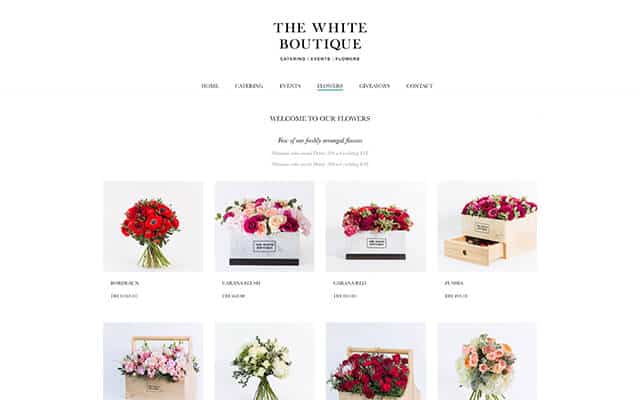 The White Boutique Flowers